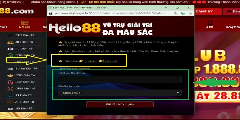 Quên mật khẩu Hello88 và hướng dẫn lấy lại trong 1 nốt nhạc